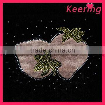 fashion hot fix transfer rhinestone starfish motif WHF-175