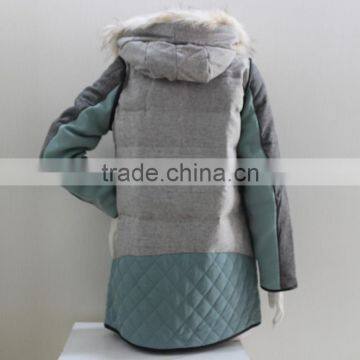 Hot Sale Coat Woman Fashion Down Feather Coat / Padded Long Down JACKET photo-4