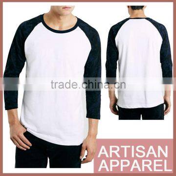 flannel Black Raglan white T-Shirt Custom Blank Cotton High Quality men Hoodies Clothing