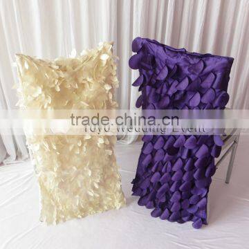 Luxury 3D Ruffled Taffeta Chiavari Chair Cover 2 Style For Choice 50PCS A Lot With Free Shipping photo-2