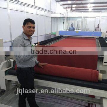 JQ1810 1610 Fabric Laser Cutting Machine/big Laser Textile Cutting Machine With 1600mm*3000mm FDA CE photo-5