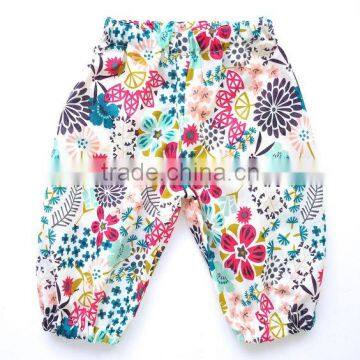 Wholesale baby ruffle bloomers ruffle leggings for kids ruffle icing pants