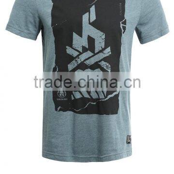 MGOO Wholesale Brand Clothing Sublimation T Shirts Design Crew Neck Slim Fit T Shirt Mens photo-5