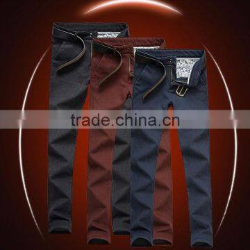 MSW0039 Men's Casual Pants Thickened Worsted Pants High-end Pants