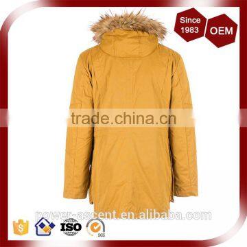 Men's Long Style Functional Comfy Down Jacket Hooded With Fur photo-4