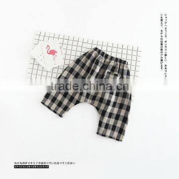Cotton Mix Linen Fabric Harem Pants Wholesale Boutique Children Clothing Trouser photo-3