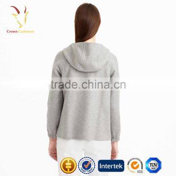 Womens Hooded Wool Coat,Short Women Coats photo-3