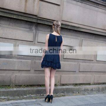 Ladies's Lovely Dress for Summer Fashion Spaghetti Strap Dress Slim Fit Sleeveless Dress 2016 photo-4