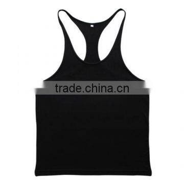 Cotton And Spandex Mens Blank Gym Tank Top photo-5