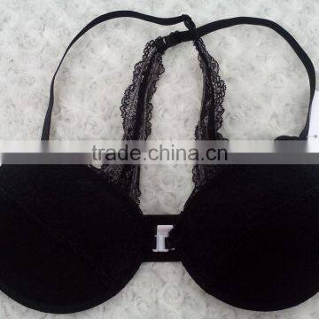 Elegant Charming Bras and Panty Sets With Deep Blace Color XXXsexy photo-2