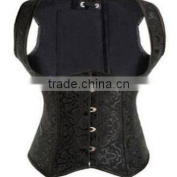 Instyles Steampunk Underbust Gothic Pattern Underbust Corset Brocade Vest S-6XL