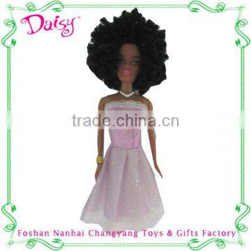 China Wholesale Long Hair Fashion Vinyl African Doll photo-4