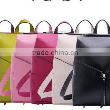 Leisure Women Bagpack Rivet School Bag PU Travle Bagpack