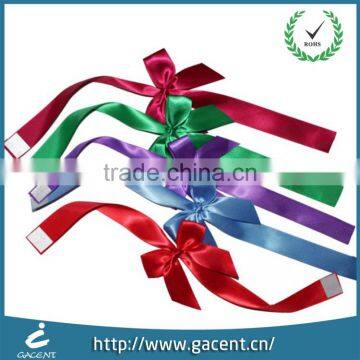 Fashion design single color satin ribbon bow for box packing