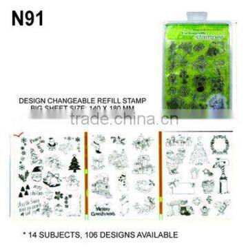 N91 DESIGN CHANGEABLE REFILL STAMP