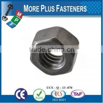 Made in Taiwan Stainless Steel Black Coated Zinc Finish Heavy Hex Nut photo-4