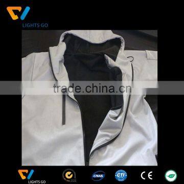 2017 hi Vis Outdoor Safety Cycling Waterproof Rain Reflective Jacket