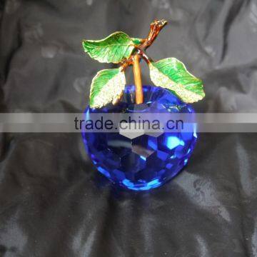 wedding gifts for guests blue k9 crystal apple