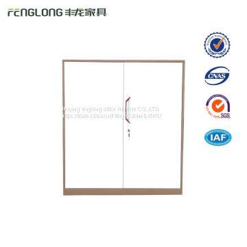 professional high quality 2 swing door short office steel filing cabinet