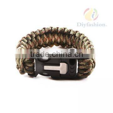 Survival Supplies Jewelry Handmade Colorful Bracelet Paracord for Campus PC6016-5 photo-2