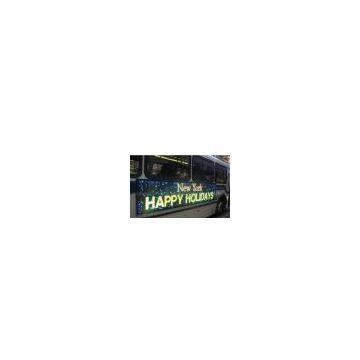 Outdoor SMD Led Bus Display Led Signs Decoration