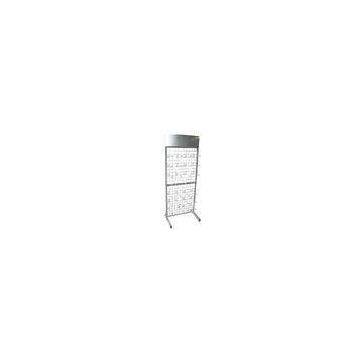 Custom floor wire mesh grid display racks Powder coating for retail stores
