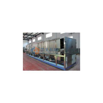 . Automatic glass bottle-washing machine
