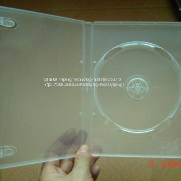 clear dvd case clear dvd box clear dvd cover 14mm single transparent rectange (YP-D802Y)