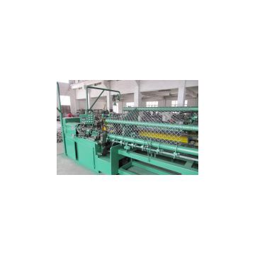 Chain link fence machine