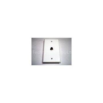 Single Gang Plastic Plates HDMI Coaxial Wall Plate For Wiring Video Easier