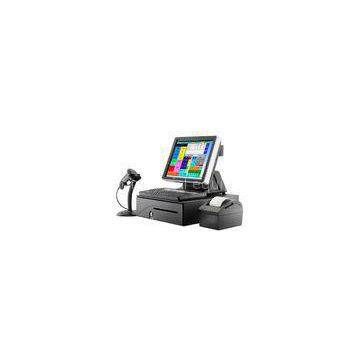 Touch screen cash registers for restaurant , all in one point of sale equipment