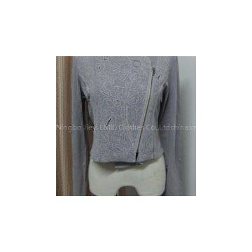 Embroidery Knit Jacket