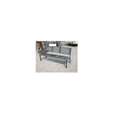 Outdoor Contemporary Metal Garden Chairs Three Seat Garden Bench