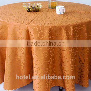 Wholesale Cheap Round Polyester Table Cloth For Wedding