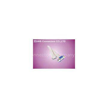 Single Row Flat Cable 2.54mm Pitch for Laptop , Right / Vertical Angle