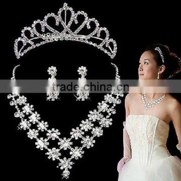 2014 New Hot Bridal Crown Wedding Jewelry Set Accessories