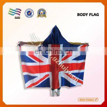 Wholesale Custom Size High Quanlity Cape Flag Body Flag Arm Flag
