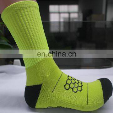 TOP Quality Anti-Slip solid pressure rubber technology Football Soccer Socks