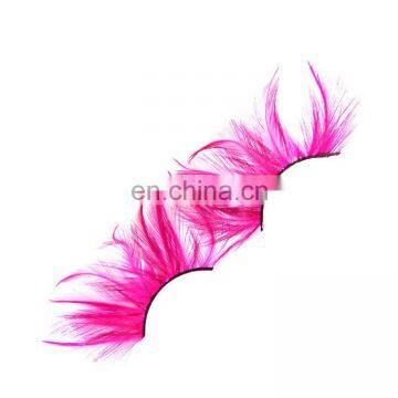 HEN-0024 wholesale Bride To Be Badge Hen Night Party accessories pink false eyelashes