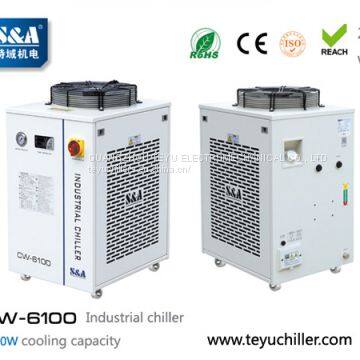 S&A industrial compressor refrigeration chiller CW-6100 factory