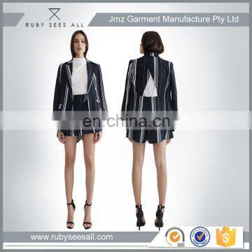 exiles blazer double breasted front plus size women clothing back leyhole clothing women coat Australia design