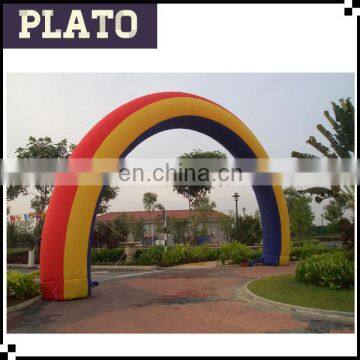 Customized print bright colors inflatable arch for advertising