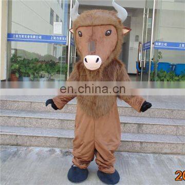 Factory direct sale customized bulls mascot costume for adults