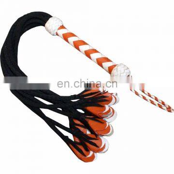 HMB-509C LEATHER COSTUME BDSM FLOGGER NINE O CAT NOVELTY WHIPS BONDAGE SPANKING