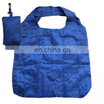 factory custom foldable shopping bag can folded into a pouch bag printed logo on shopping bag easy taken can holded 15+kgs