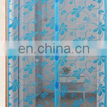 100% Polyester material of Decorative Various Flocking magnetic screen door