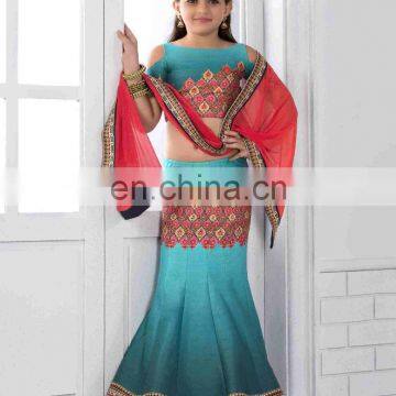 kid lehanga ethnic dress maker, kid wedding party dress exporter