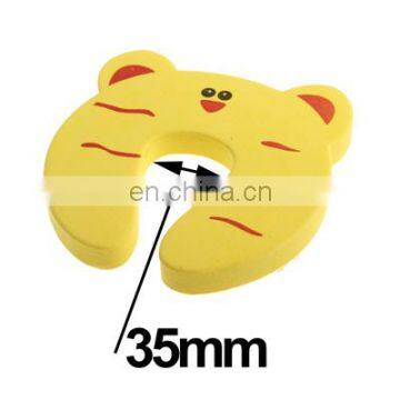 Cartoon Child baby Safety Gate Card / EVA Door Stopper(Yellow)