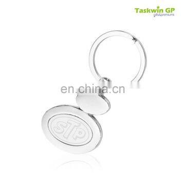 round stylish metal keychain/custom high quality cheap metal Key chain