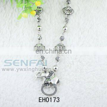 wholesale eyeglass holder clip Elephant eyeglass holder necklace